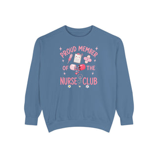 Proud Member of the Nurse Club Sweatshirt Girly Nurse Tee RN LPN Pediatric Cardiac NICU School Nurse Shirt Nurse Appreciation New Nurse Gift