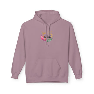 Guided by Faith Hoodie, Inspirational Floral Pullover for Women