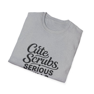 Cute Scrubs Serious Skills Shirt, Funny Nurse Tee, Healthcare Worker Gift