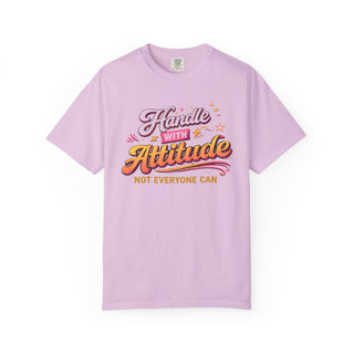 Handle With Attitude Shirt Funny Sarcastic Gift for Women Retro Graphic Tee