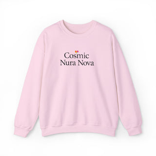 Cosmic Nura Nova Crewneck Sweatshirt, Minimal Aesthetic Graphic Pullover