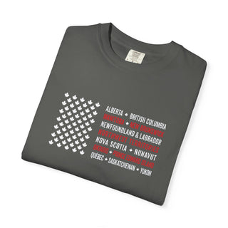 Canadian Maple Leaf Flag Shirt Unisex Heavyweight Cotton Canada Souvenir Tee