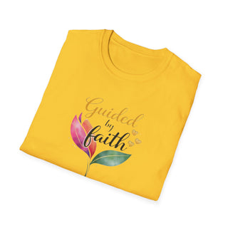 Guided by Faith Floral Sweatshirt, Inspirational Spiritual Shirt for Women Gift