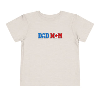 Dad Mom Toddler Shirt, Somali Dad Canadian Mom Tee, Mixed Heritage Toddler Shirt, Somalia Canada Pride Gift for Kids