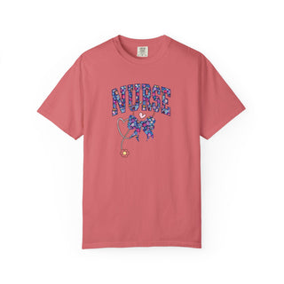 Floral Nurse Shirt Girly Nurse Tee RN LPN Shirt Stethoscope Nurse Shirt NICU ER Shirt School Nurse Shirt New Nurse Gift