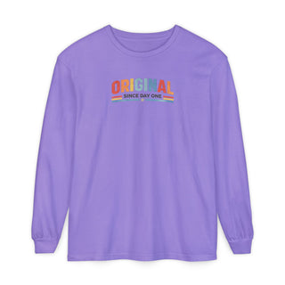 Original Since Day One Long Sleeve Tee – Birthday Gift Idea, Retro Style Shirt, Funny Unique Present