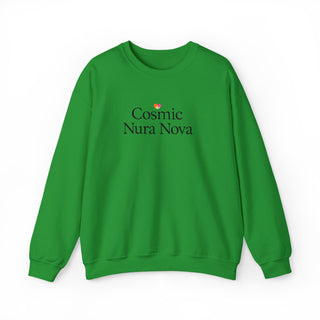 Cosmic Nura Nova Crewneck Sweatshirt, Minimal Aesthetic Graphic Pullover