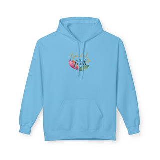 Guided by Faith Hoodie, Inspirational Floral Pullover for Women