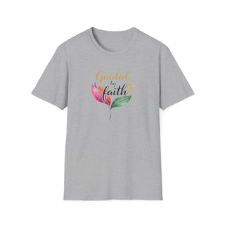 Guided by Faith Floral Sweatshirt, Inspirational Spiritual Shirt for Women Gift