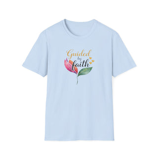 Guided by Faith Floral Sweatshirt, Inspirational Spiritual Shirt for Women Gift