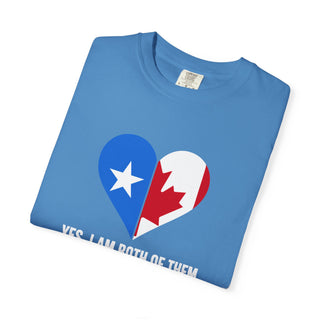 Yes I Am Both of Them Shirt, Somali Canadian Pride T-Shirt, Somalia Canada Heritage Tee, Dual Citizenship Gift, Cultural Identity Shirt, Unisex Adult Tee