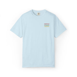 Unbothered Unstoppable Unmatched Embroidered Minimalist Tee