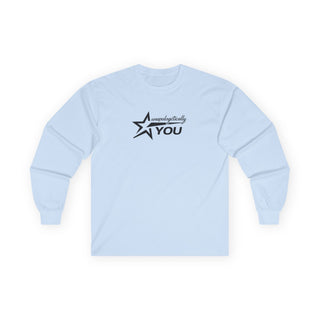 Unapologetically You Long Sleeve Shirt – Inspirational Quote Tee, Minimalist Confidence Graphic, Self Love Gift