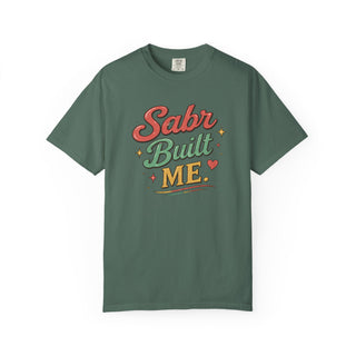 Sabr Built Me Shirt Inspirational Faith Gift Motivational Retro Graphic Tee