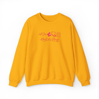 Heart of a Nurse Sweatshirt, Nurse Life Crewneck, RN Gift for Healthcare Workers
