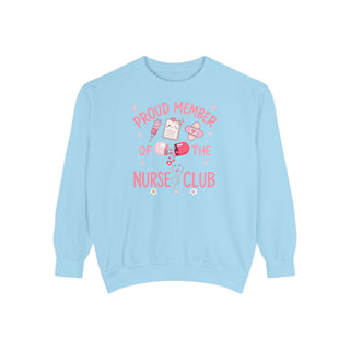 Proud Member of the Nurse Club Sweatshirt Girly Nurse Tee RN LPN Pediatric Cardiac NICU School Nurse Shirt Nurse Appreciation New Nurse Gift