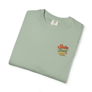 Sabr Built Me Embroidered Inspirational Minimalist Tee