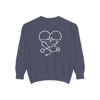 Nurse Crewneck Sweatshirt Gentle Hands Beautiful Soul Personalized Custom Design Gift