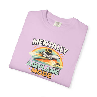 Airplane Mode Shirt Vintage Sunset Aviation Graphic Tee Unisex Travel Gift
