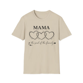MAMA The Soul of the Family Shirt Cute Heart Design Gift
