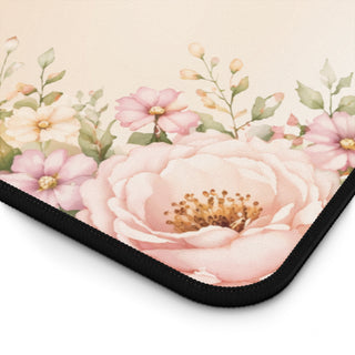 Confidence Isn’t Loud It’s Inevitable Floral Desk Mat Aesthetic Mouse Pad