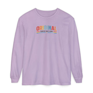 Original Since Day One Long Sleeve Tee – Birthday Gift Idea, Retro Style Shirt, Funny Unique Present
