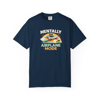 Airplane Shirt, Mentally on Airplane Mode Travel Shirt for Aviation Lovers