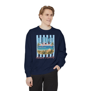 Vintage Beach Sweatshirt – Garmentdyed Palm Tree Coastal Crewneck