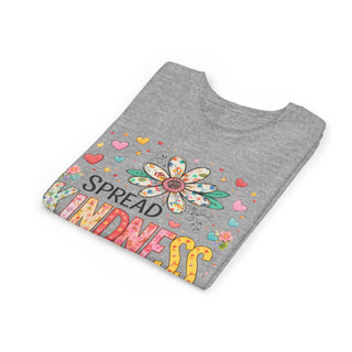 Spread Kindness Girls T-Shirt – Cute Floral Positive Kids Tee