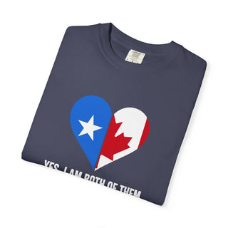Yes I Am Both of Them Shirt, Somali Canadian Pride T-Shirt, Somalia Canada Heritage Tee, Dual Citizenship Gift, Cultural Identity Shirt, Unisex Adult Tee