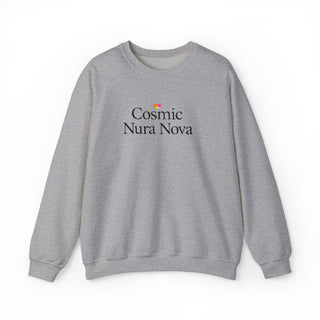 Cosmic Nura Nova Crewneck Sweatshirt, Minimal Aesthetic Graphic Pullover