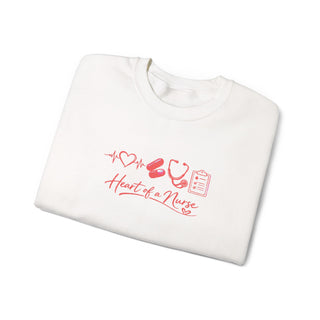 Heart of a Nurse Sweatshirt, Nurse Life Crewneck, RN Gift for Healthcare Workers