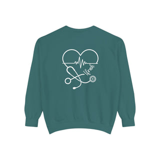 Nurse Crewneck Sweatshirt Gentle Hands Beautiful Soul Personalized Custom Design Gift