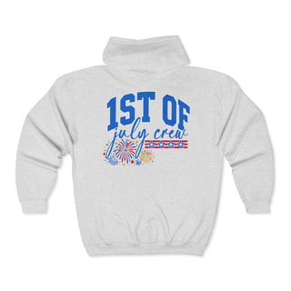 Somalia Independence Day 1st of July Crew Zip-Up Hoodie – Somali Pride National Celebration Sweatshirt