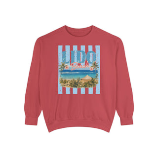 Beach Vibes Sweatshirt — Hido Beach Vintage Coastal Graphic