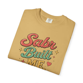 Sabr Built Me Shirt Inspirational Faith Gift Motivational Retro Graphic Tee