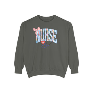 Heart of a Nurse Floral Sweatshirt | RN LPN Nurse Gift | Pediatric, Cardiac, NICU & School Nurse Shirt