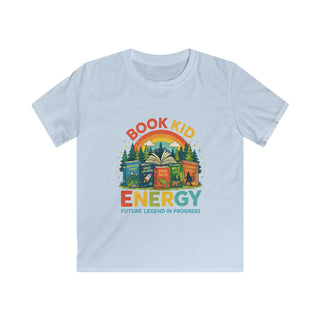 Book Kid Energy Future Legend in Progress Kids Retro Reading Book Lover Design