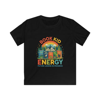 Book Kid Energy Future Legend in Progress Kids Retro Reading Book Lover Design