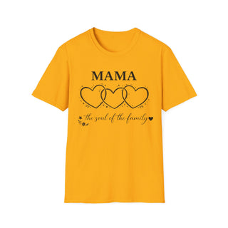 MAMA The Soul of the Family Shirt Cute Heart Design Gift