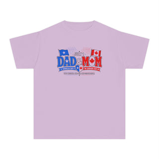 Dad & Mom July 1 Youth Shirt | Somalia Day & Canada Day Tee