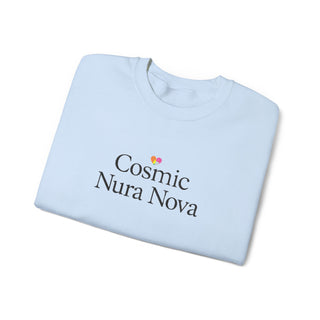 Cosmic Nura Nova Crewneck Sweatshirt, Minimal Aesthetic Graphic Pullover