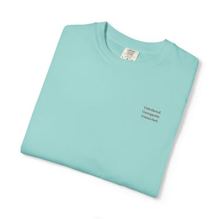 Unbothered Unstoppable Unmatched Embroidered Aesthetic Tee