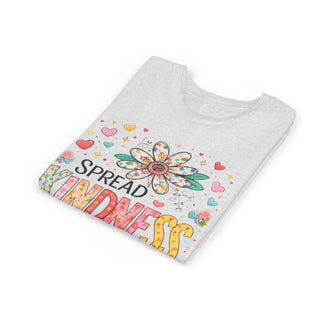 Spread Kindness Girls T-Shirt – Cute Floral Positive Kids Tee