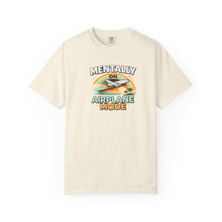 Airplane Mode Shirt Vintage Sunset Aviation Graphic Tee Unisex Travel Gift