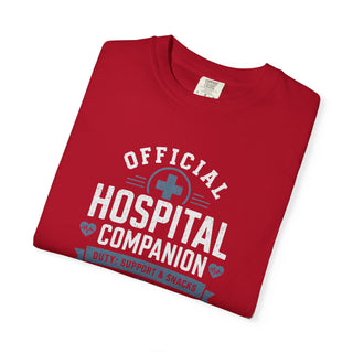 Official Hospital Companion Tee | New Dad Labor Delivery Shirt | Est 2026 Father Gift