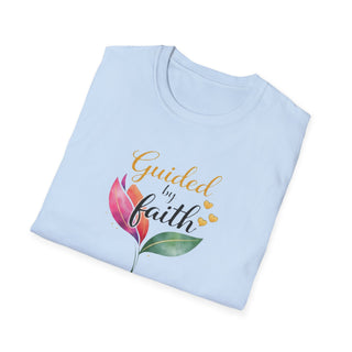 Guided by Faith Floral Sweatshirt, Inspirational Spiritual Shirt for Women Gift