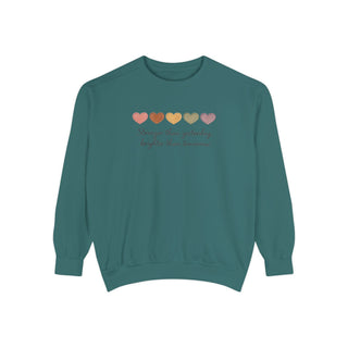 Stronger Than Yesterday Brighter Than Tomorrow Motivational Affirmation Sweatshirt