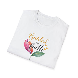 Guided by Faith Floral Sweatshirt, Inspirational Spiritual Shirt for Women Gift