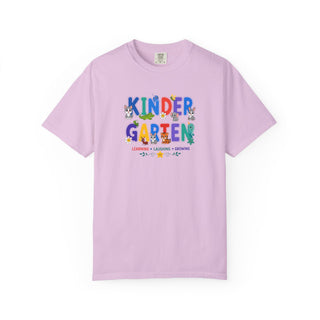 Kindergarten Shirt, Cute Animal Letter Tee, Learning Laughing Growing, First Day of Kindergarten Shirt, Back to School Kids Outfit